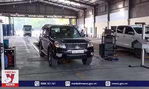 Hà Nội: Mở lại 2 dây chuyền trung tâm đăng kiểm