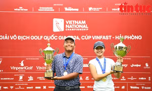 Nguyễn Đức Sơn, Lê Chúc An thống trị giải golf quốc gia 2024