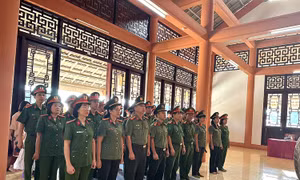 Hành trình về nguồn ý nghĩa của Công an quận Bắc Từ Liêm