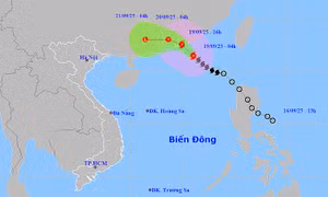 Thời tiết ngày 19/9: Bão số 8 di chuyển vào đất liền Quảng Đông (Trung Quốc)