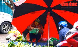 Người lao động nhọc nhằn mưu sinh trong giá rét
