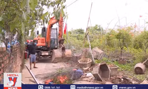 Hà Nội cưỡng chế giải tỏa mặt bằng quận Long Biên