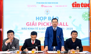 500 vận động viên tham gia Giải pickleball Báo Kinh tế và Đô thị lần thứ I