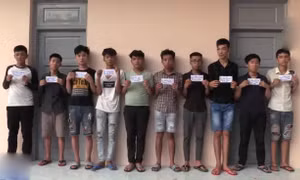 7 đối tượng bị tạm giữ vì hành vi cố ý gây thương tích 