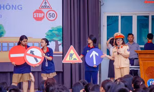 Đẩy mạnh tuyên truyền an toàn giao thông tại các trường học