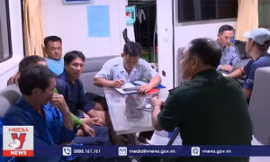 Bắt quả tang 4 tàu cá vi phạm quy định về khai thác hải sản trên biển