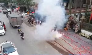 Xử lý nghiêm hành vi đốt pháo nổ