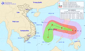Thời tiết ngày 3/12: ​​​​​​​Bão Kamuri đi vào Biển Đông, vùng núi cao Bắc Bộ có nơi dưới 10 độ C