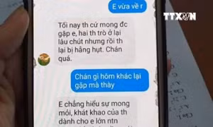 Thái Bình làm rõ thông tin thầy giáo nhắn tin quấy rối nữ sinh