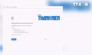 Nhiều báo điện tử và website bất ngờ sập hàng loạt