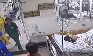 Nam bệnh nhân hành hung điều đưỡng tại bệnh viện Việt Đức