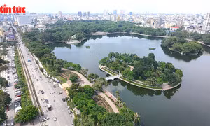Công viên Thống Nhất: diện mạo mới sau khi hạ rào sắt mặt đường Lê Duẩn
