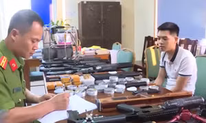 Bắt đối tượng chế tạo súng săn rao bán trên mạng
