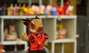 Hàng trăm chú sao la nhồi bông đồng hành cùng SEA Games 31 