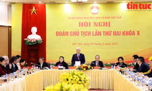 Khai mạc Hội nghị Đoàn Chủ tịch Ủy ban Trung ương Mặt trận Tổ quốc Việt Nam lần thứ hai, khóa X