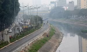 Con đường dài 4km ven sông Tô Lịch dành cho người đi bộ, đi xe đạp