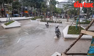 Vườn hoa Hàng Đậu sau cải tạo 