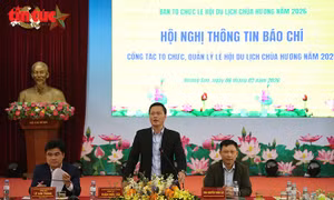 Nhiều đổi mới trong Lễ hội Du lịch Chùa Hương năm 2026
