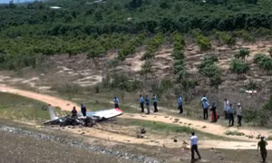 Rơi máy bay quân sự, hai phi công hy sinh