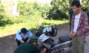 Điện Biên bắt vụ vận chuyển ma túy tại cửa khẩu Tây Trang