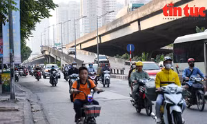 Cửa ngõ Hà Nội ùn tắc nhẹ sau kỳ nghỉ lễ