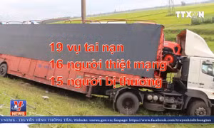 16 người thiệt mạng vì tai nạn giao thông trong ngày đầu nghỉ lễ