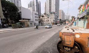 Người dân đường Vũ Trọng Phụng sắp thoát cảnh bụi mù khi nắng, ngập úng khi mưa