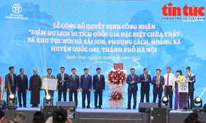 Hành trình du lịch văn hóa lịch sử và công nhận điểm Di tích quốc gia đặc biệt chùa Thầy