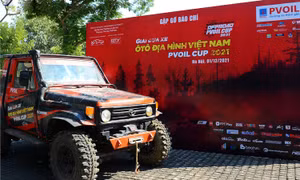 6 đường thi cùng lúc trong giải đua xe ô tô địa hình Việt Nam PVOIL CUP 2021