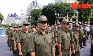 Hà Nội ra mắt lực lượng tham gia bảo vệ an ninh trật tự ở cơ sở