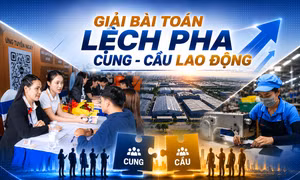 Giải bài toán lệch pha cung - cầu lao động