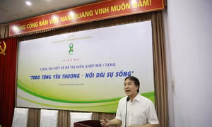 Phát động cuộc thi viết về phong trào hiến mô, tạng