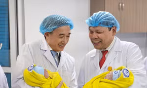 Những em bé 'tuổi mèo' đầu tiên chào đời trong thời khắc giao thừa