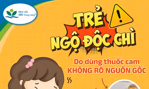 Bé gái ngộ độc chì, nguy kịch vì chữa bệnh bằng thuốc nam