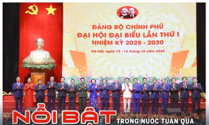 Nổi bật tuần qua: Đại hội Đảng bộ các cấp thành công tốt đẹp; Bế mạc Phiên họp thứ 50 của Ủy ban Thường vụ Quốc hội