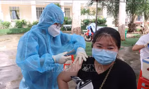 Thực hiện nghiêm 5K trong quá trình tổ chức tiêm vaccine phòng COVID-19