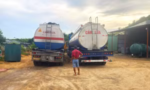 Bình Định: Phát hiện gần 80 tấn chất lỏng nghi là dầu FO không rõ nguồn gốc