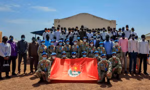 Lực lượng mũ nồi xanh Việt Nam tổ chức hoạt động quân - dân kết hợp tại Nam Sudan