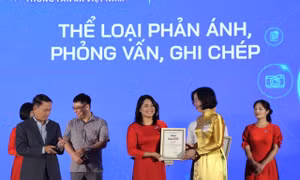 Lễ trao Giải thưởng Báo chí TTXVN 2022: Báo Tin tức giành 8 giải, trong đó có 2 giải A