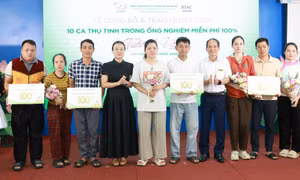 Chắp cánh ước mơ làm cha mẹ cho các cặp vợ chồng nghèo bị hiếm muộn  