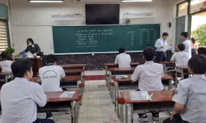 Kỳ thi Tốt nghiệp THPT 2025: Các thí sinh ổn định, nghiêm túc làm bài thi