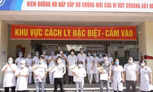 Chiều 3/6, 4 bệnh nhân COVID-19 tại Thái Bình được công bố khỏi bệnh