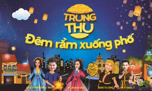 Đêm rằm Trung thu trên phố đi bộ Hồ Gươm với màn nhảy Flashmob tập thể sôi động 