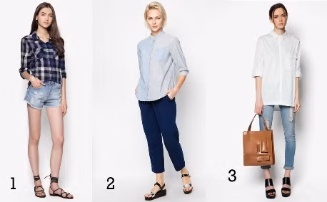 Sơ mi nữ phong cách urban-chic ảnh 1