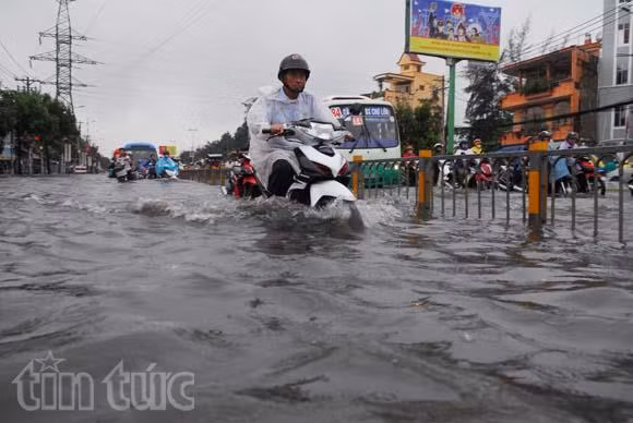 TP.HCM ngập sâu trong cơn mưa lớn kéo dài ảnh 5