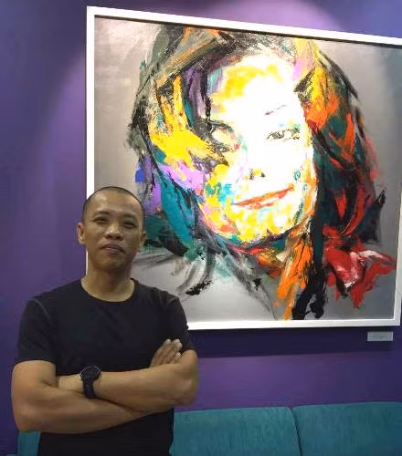Triển lãm tranh chân dung Michael Jackson tại Hà Nội ảnh 1