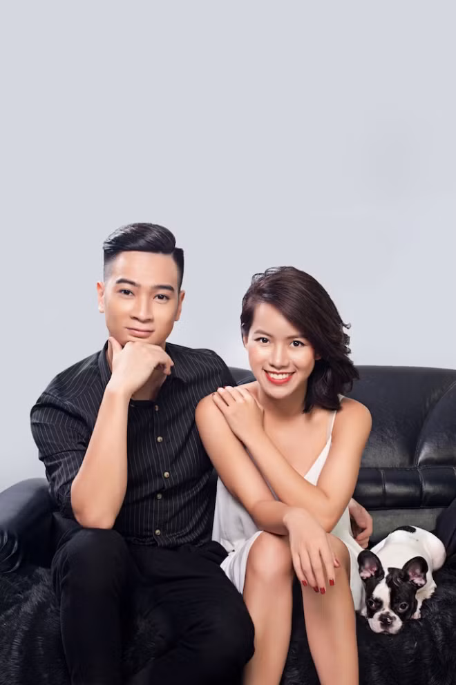 Slim V cười rạng rỡ bên bạn gái, nghệ sĩ sáo Huyền Trang ảnh 6