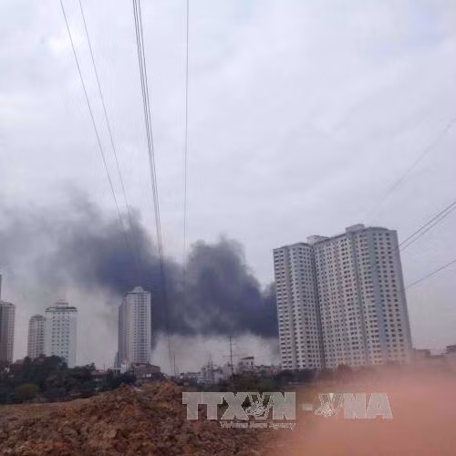 Cháy tại khu đô thị Xa La ảnh 4