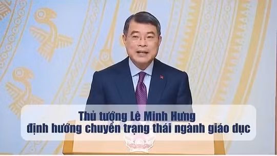 Thủ tướng Lê Minh Hưng định hướng chuyển trạng thái ngành giáo dục