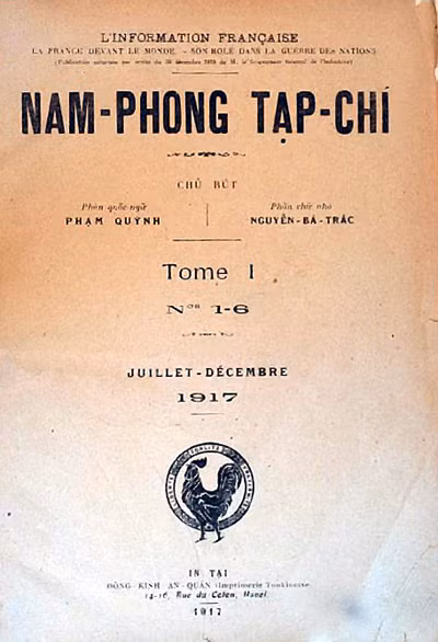 Sự phổ biến chữ Quốc ngữ trên 'Nam Phong tạp chí' ảnh 1
